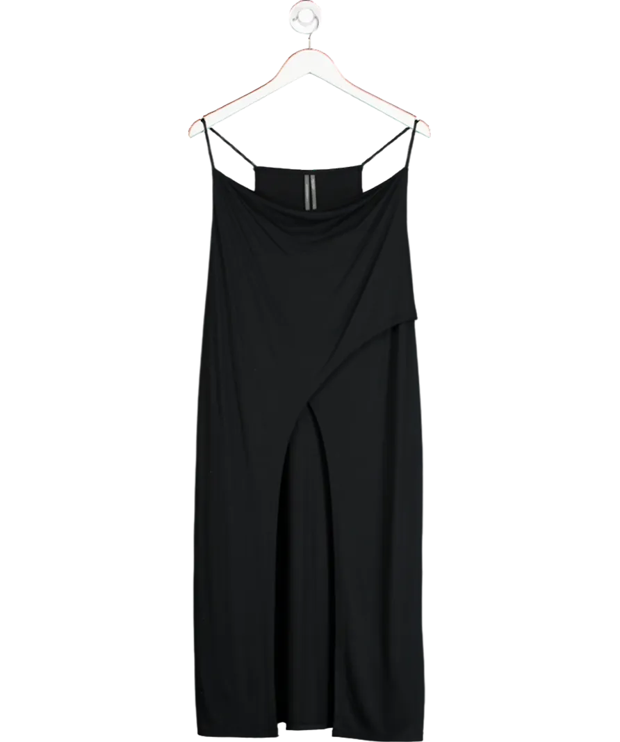 Anthropologie Black High Low Cowl Neck Cami Top UK M