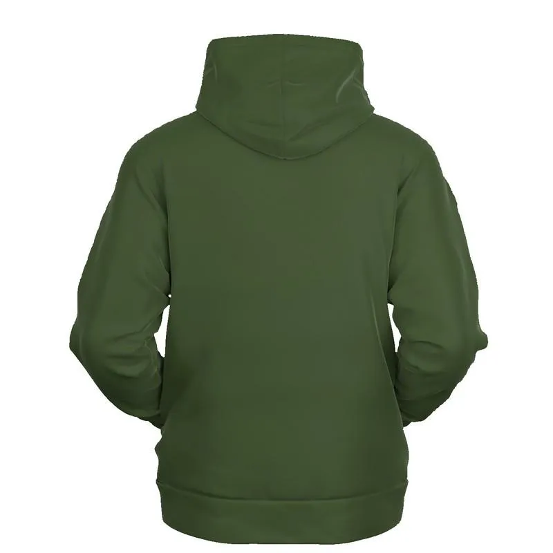 Army Green Hoodie | Unisex | with PLUS sizes | Dark Pastel Warm Green | C30M0Y60K80