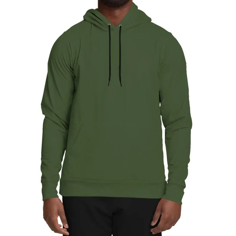 Army Green Hoodie | Unisex | with PLUS sizes | Dark Pastel Warm Green | C30M0Y60K80
