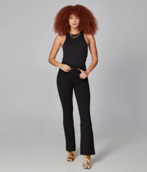 Azure High Rise Flare Ponte Pant