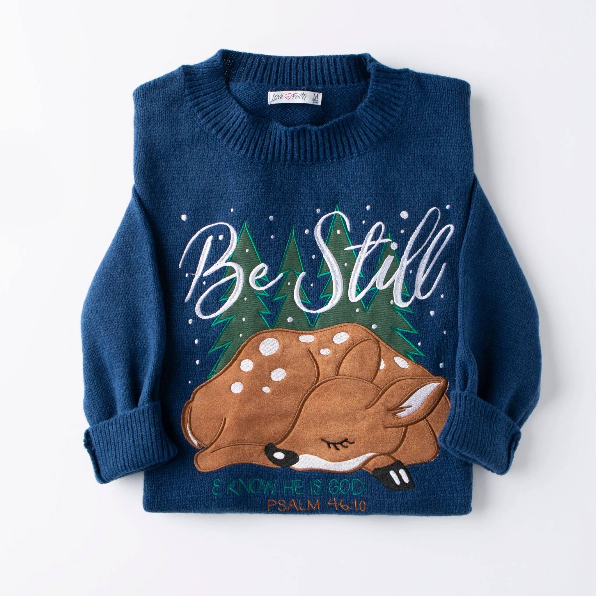 Be Still Deer Embellished Sweater - 25