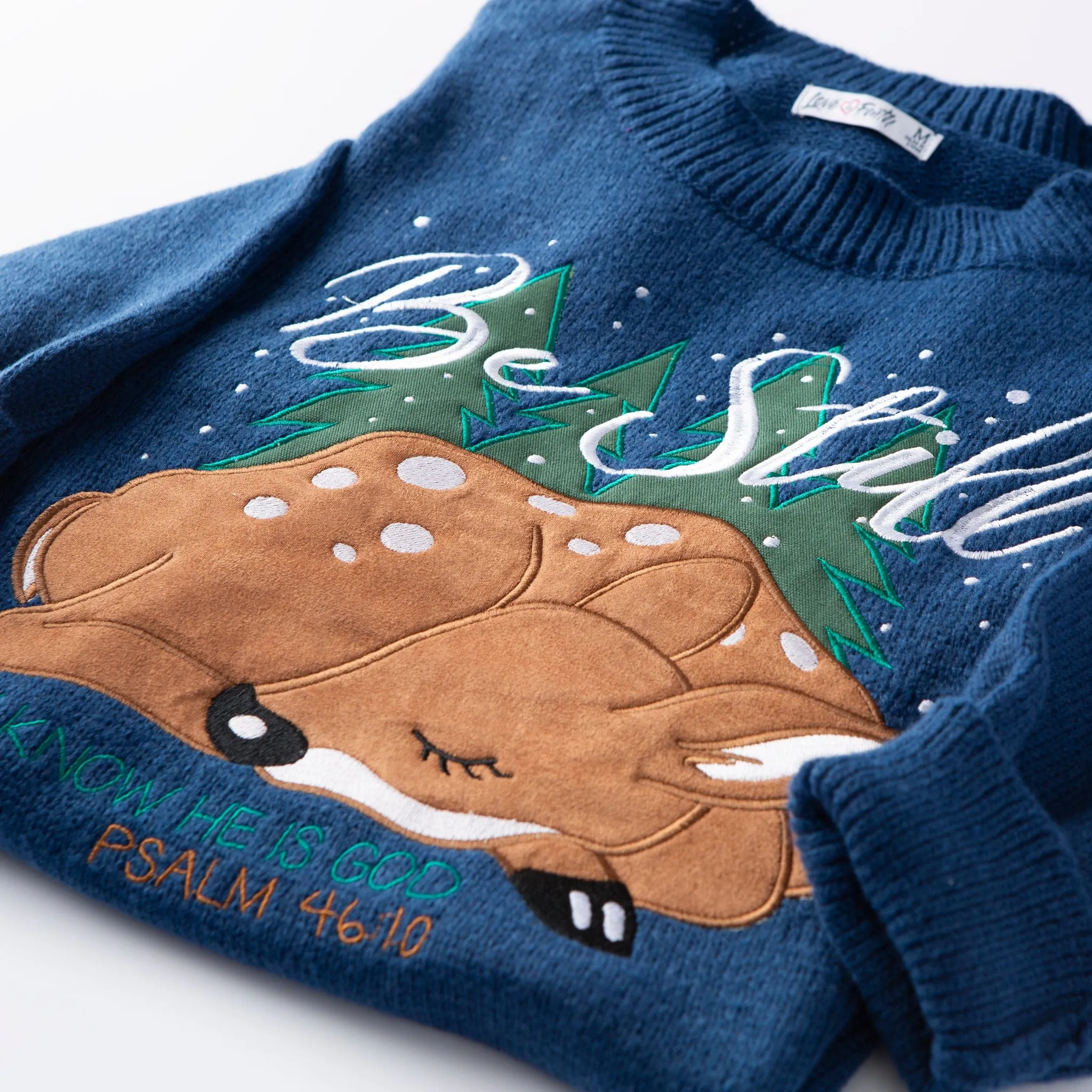 Be Still Deer Embellished Sweater - 25