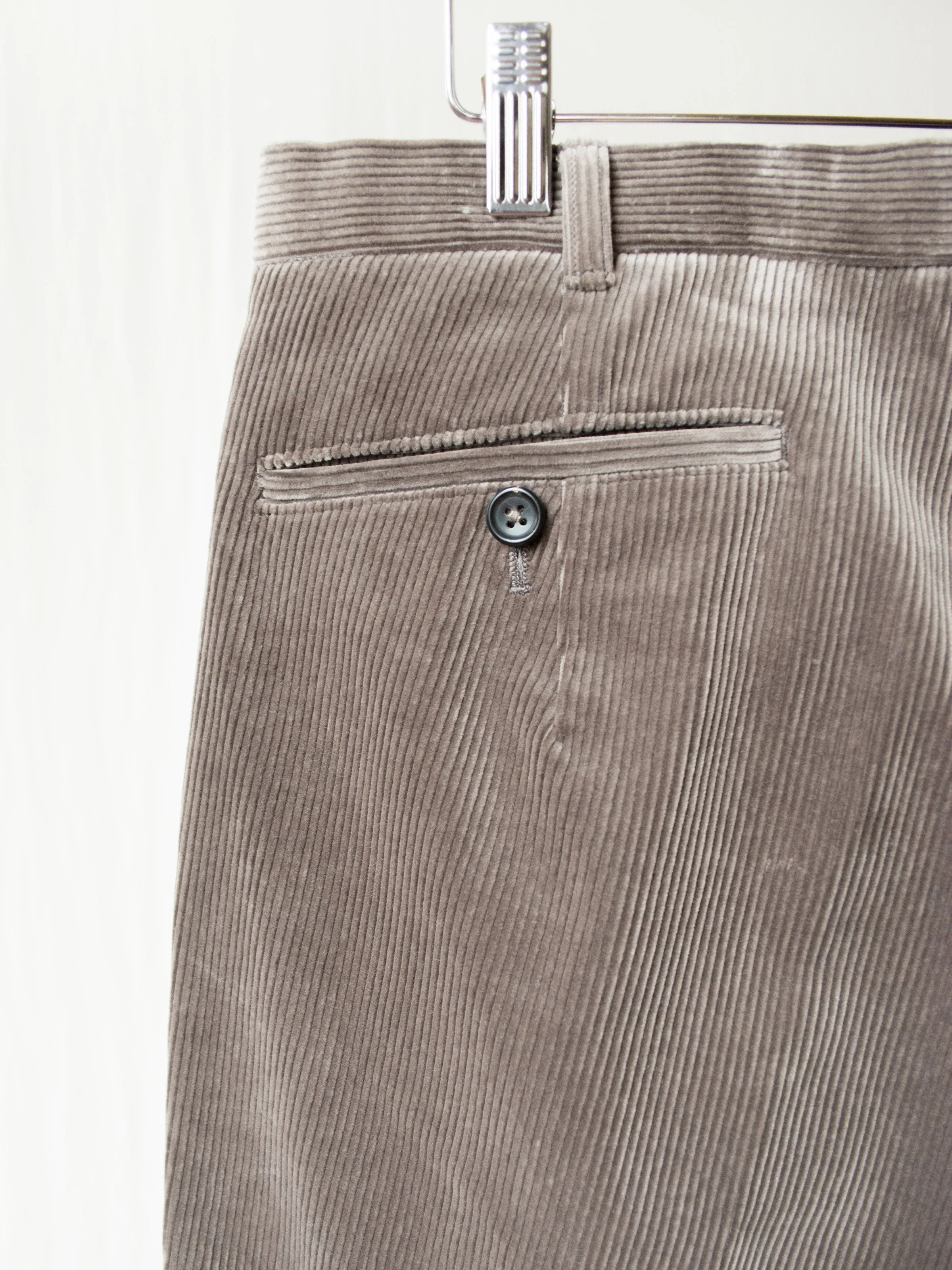 Corduroy Trousers - Gray