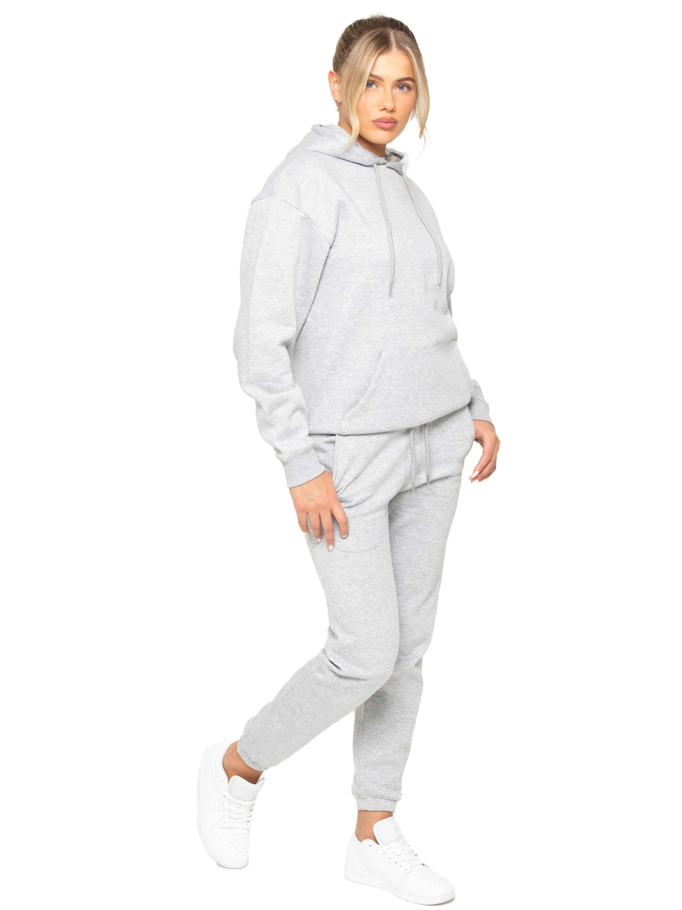 Enzo | Womens Oversized Pullover Hoodie Tracksuit Set