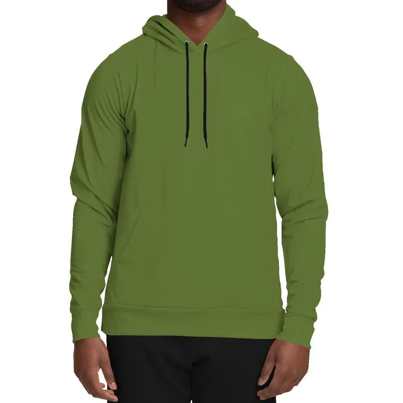 Medium Dark Midtone Warm Green Hoodie | Unisex | with PLUS sizes | C30M0Y80K60