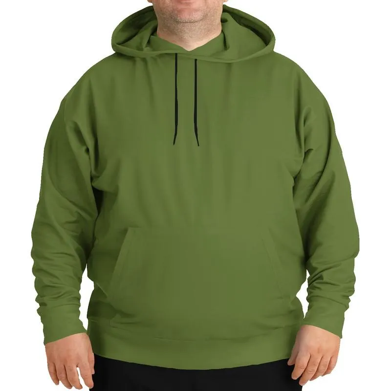 Medium Dark Midtone Warm Green Hoodie | Unisex | with PLUS sizes | C30M0Y80K60