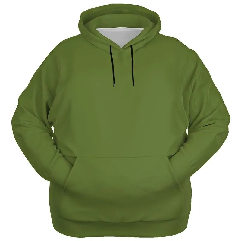 Medium Dark Midtone Warm Green Hoodie | Unisex | with PLUS sizes | C30M0Y80K60