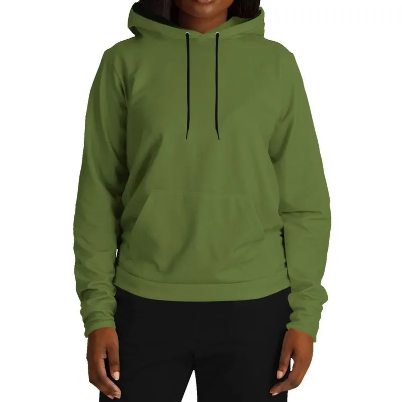 Medium Dark Midtone Warm Green Hoodie | Unisex | with PLUS sizes | C30M0Y80K60