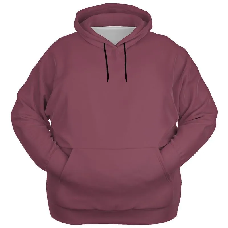 Medium Dark Muted Pink Hoodie | Unisex | with PLUS sizes | C0M60Y15K60