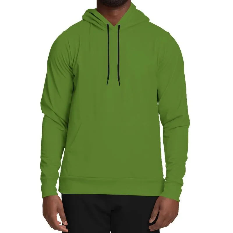Medium Warm Green Hoodie | Unisex | with PLUS sizes | C50M0Y100K45