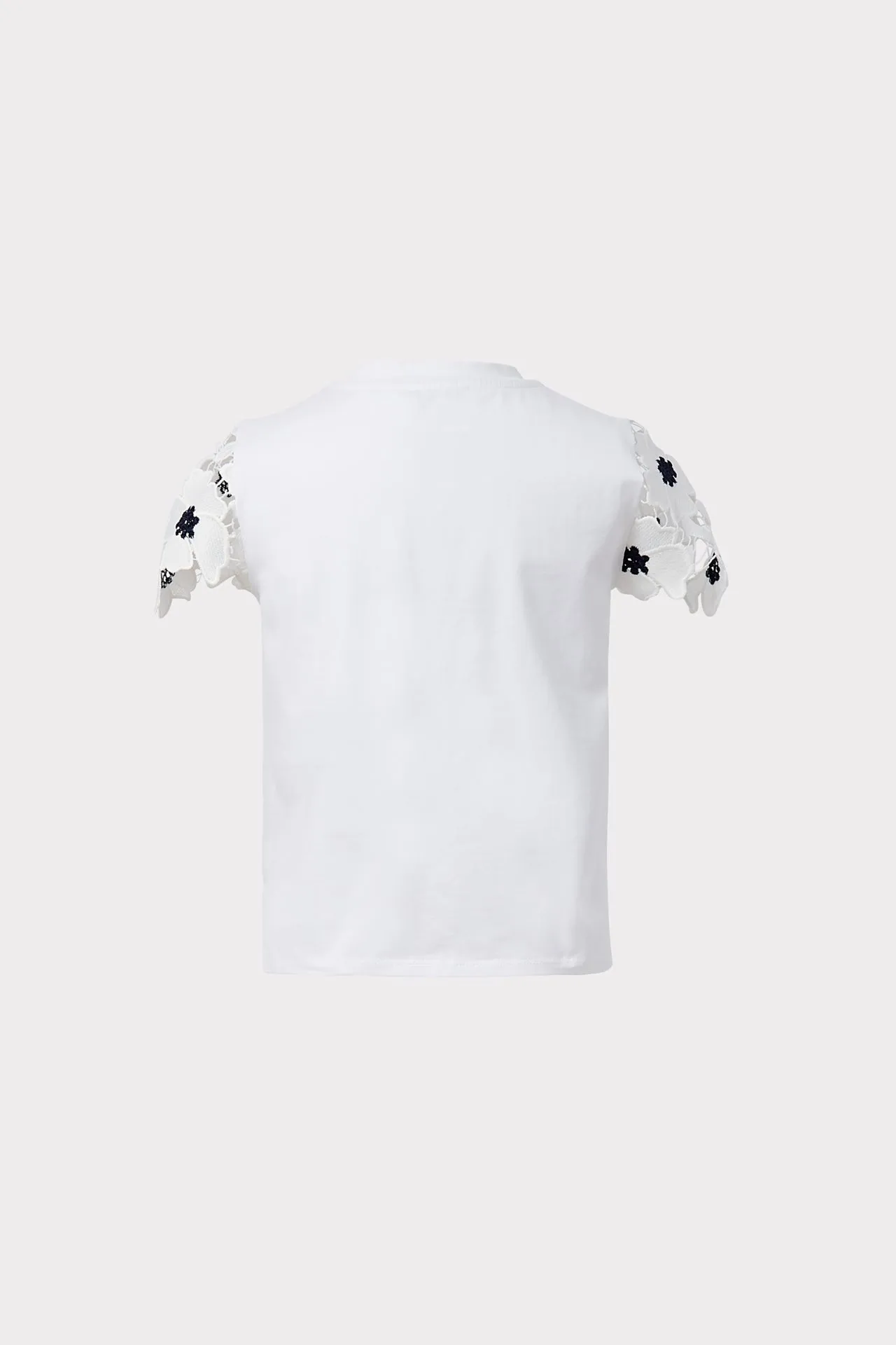 Milly Minis Lena 3D Poppy Floral Lace T-Shirt