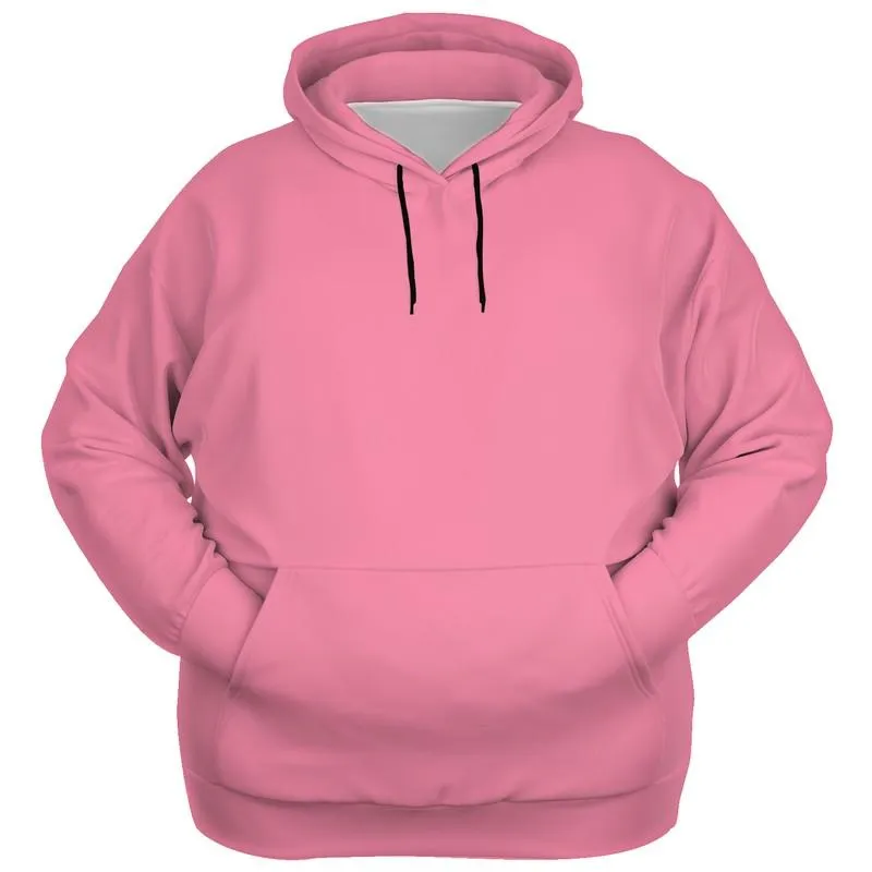 Rose Pink Hoodie | Unisex | with PLUS sizes | Bright Pastel Cool Pink | C0M60Y15K0