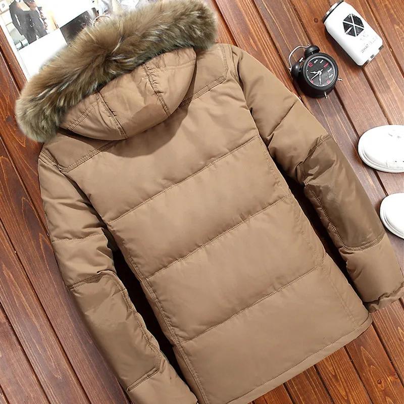 White duck down Men's down jacket